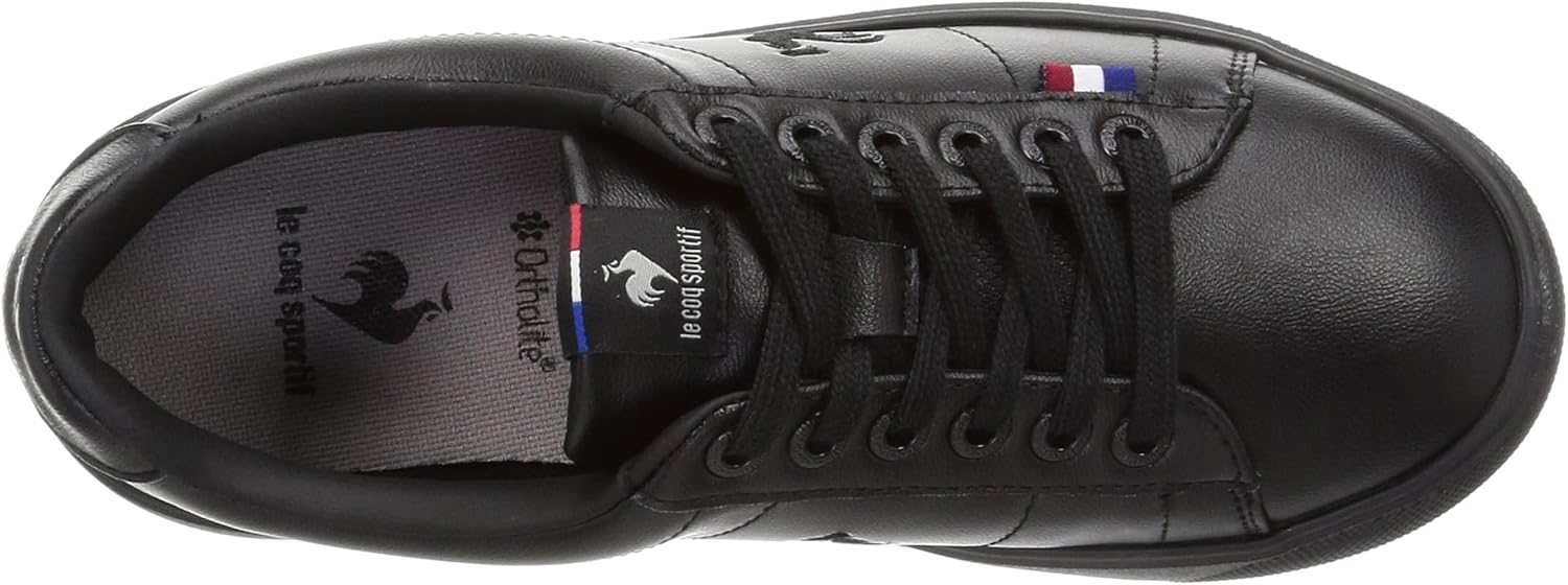 adidas ブラック 厚底スニーカー 22.5cm ルコックスポルティフ] スニーカー フルシュPF 厚底 軽量 消臭 防水